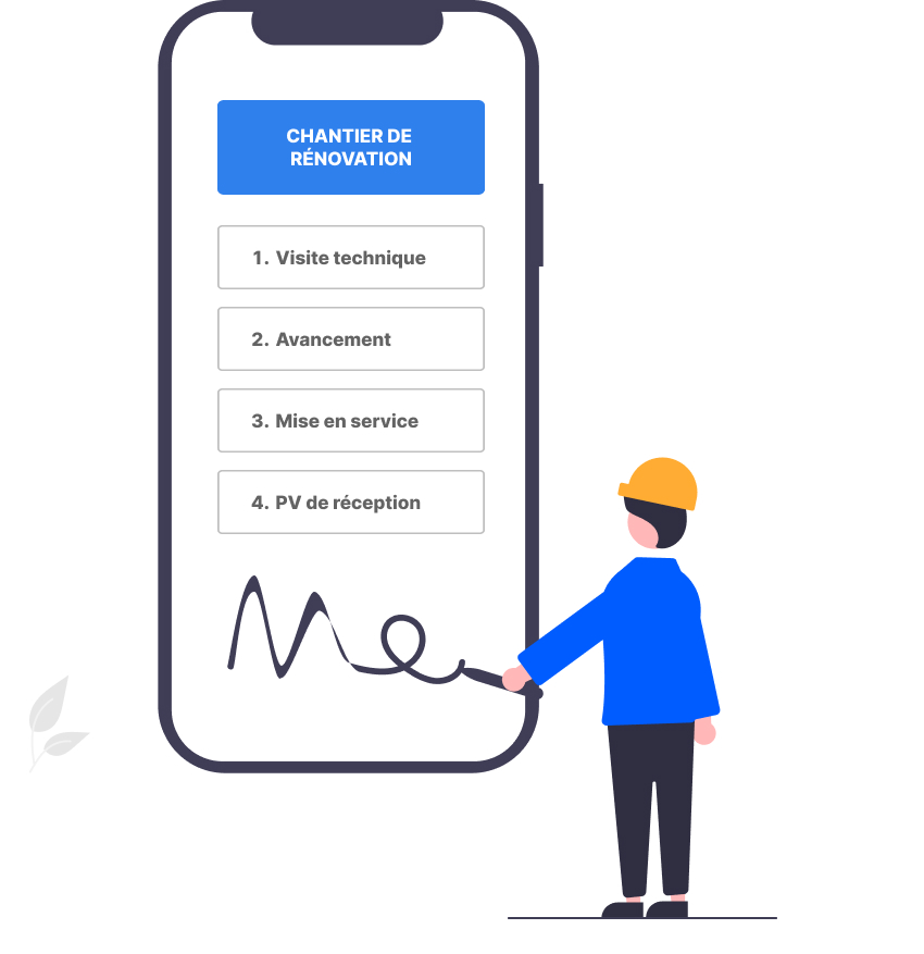 application de gestion de chantier
